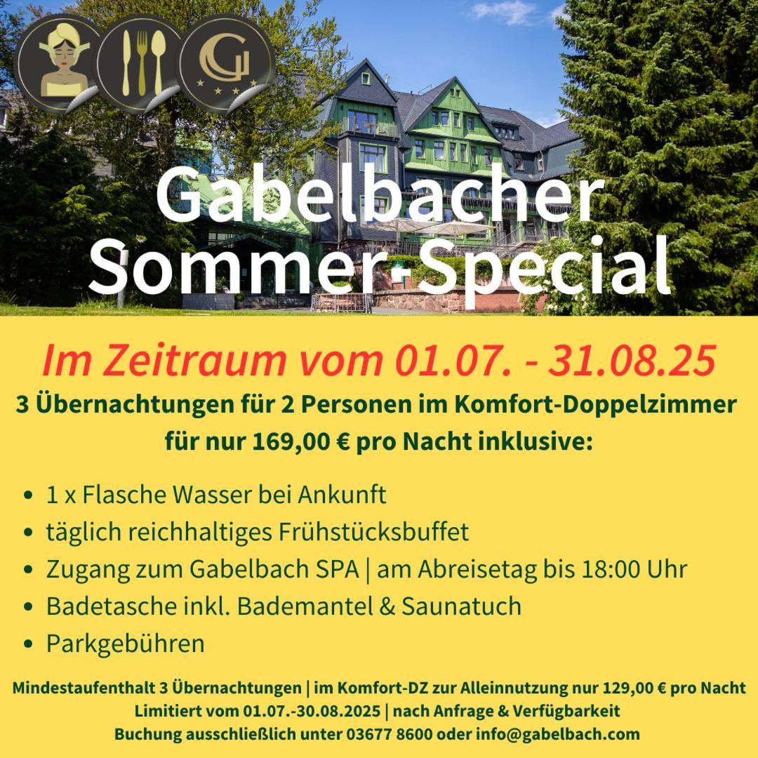 Berg & Spa Hotel Gabelbach Ilmenau Luaran gambar